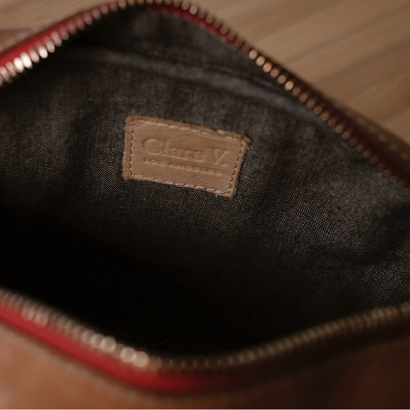 Clare V. Tan and Black Crossbody Bag - Picture 3 of 7